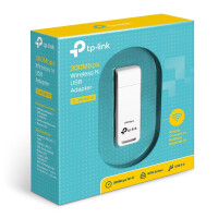 TP-LINK Wireless-N-USB-Adapter - Kabellos - USB - WLAN - Wi-Fi 4 (802.11n) - 300 Mbit/s - Schwarz - Weiß