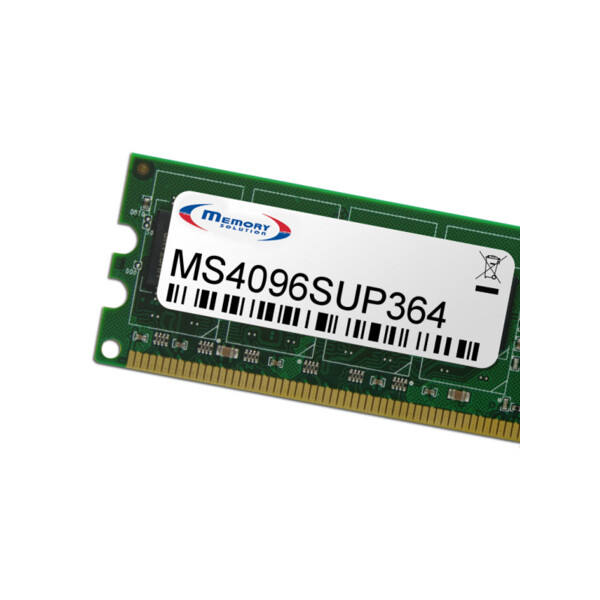 Memorysolution 4GB Supermicro Super X7DCT-3F (2x in SuperServer 1025TC-3FB)