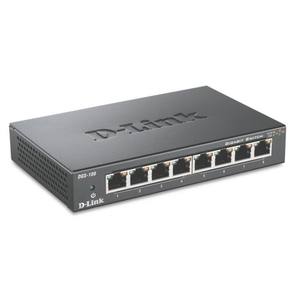 D-Link DGS-108 - Vollduplex