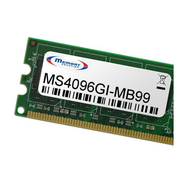 Memorysolution 4GB Gigabyte GA-MA770-UD3, GA-MA770-DS3