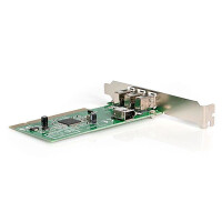 StarTech.com 4 Port 1394a FireWire PCI Schnittstellenkarte - 3x extern 1x intern - PCI - IEEE 1394/Firewire - Gr&uuml;n - Metallisch - CE - UL - FCC - REACH - TAA - Microsoft WHQL Certified - Texas Instruments - TSB12LV26 - 0,4 Gbit/s