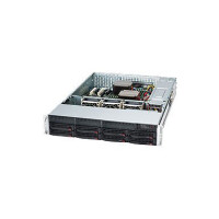 Supermicro SC825TQC-600LPB - Rack - Server - Schwarz - EATX - 2U - HDD - Netzwerk - Leistung - Stromausfall - System
