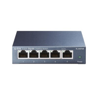 TP-LINK TL-SG105 5-Port Metal Gigabit Switch - Switch -...