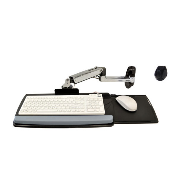Ergotron LX Wall Mount Keyboard Arm - Silber