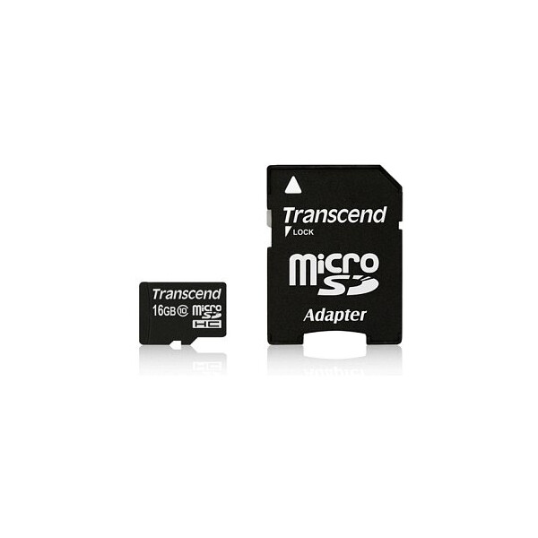 Transcend 16GB microSDHC Class 10 UHS-I - 16 GB - MicroSDHC - Klasse 10 - MLC - 90 MB/s - Class 1 (U1)