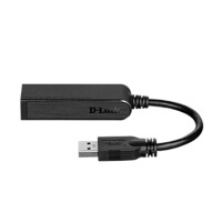 D-Link DUB-1312 - Eingebaut - Verkabelt - USB - Ethernet - 1000 Mbit/s - Schwarz