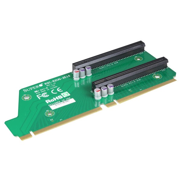 Supermicro RSC-R2UG-2E16 - PCI - Grün