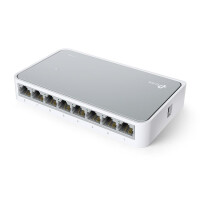 TP-LINK TL-SF1008D 8-Port 10/100Mbps Desktop Switch - Switch - 8 x 10/100