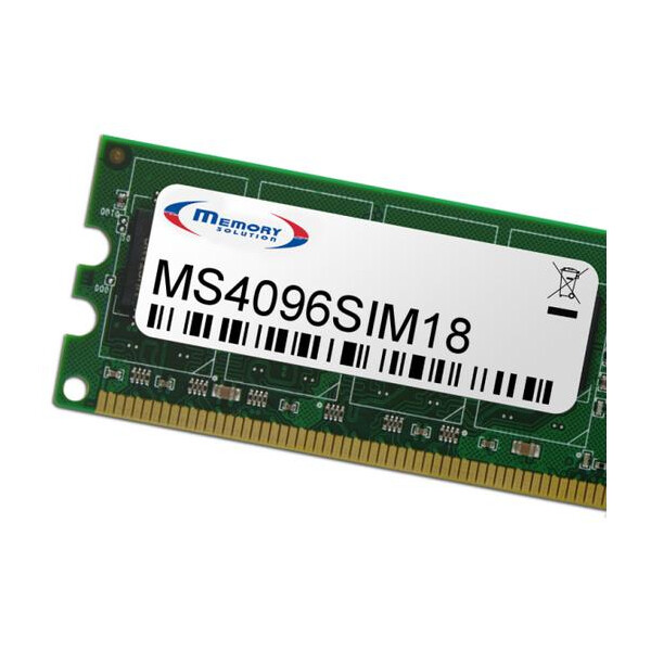 Memorysolution 4GB Simatic Rack PC IPC 547C