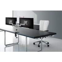 Neomounts by Newstar Flachbild Tischhalterung - Klemme /Bolzen - 9 kg - 25,4 cm (10 Zoll) - 68,6 cm (27 Zoll) - 100 x 100 mm - Silber