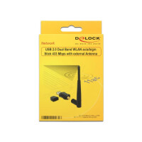 Delock USB 2.0 Dual Band WLAN ac/a/b/g/n Stick - Netzwerkadapter - USB 2.0