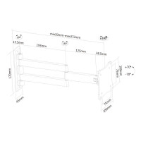 Neomounts by Newstar Flachbild Wandhalterung - 25,4 cm...
