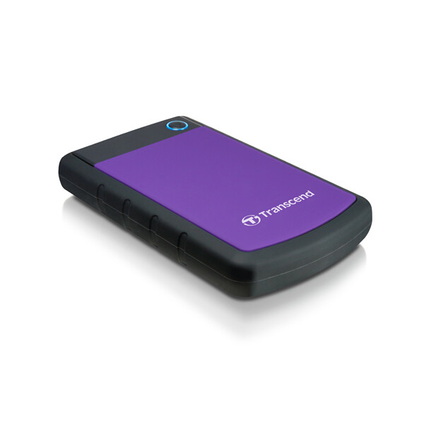 Transcend StoreJet 25H3P (USB 3.0) - 2TB - 2000 GB - 2.5 Zoll - 3.2 Gen 1 (3.1 Gen 1) - Schwarz - Violett