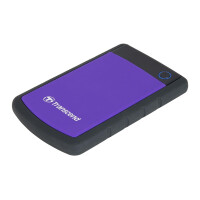 Transcend StoreJet 25H3P (USB 3.0) - 2TB - 2000 GB - 2.5 Zoll - 3.2 Gen 1 (3.1 Gen 1) - Schwarz - Violett