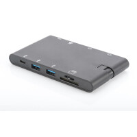 DIGITUS DA-70865 - Universal Travel Docking Station,...