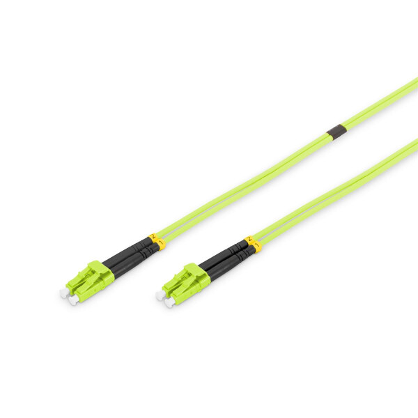 DIGITUS DK-2533-01-5 - LWL Patchkabel, Duplex, LC zu LC MM OM5 50/125 µ, 1 m