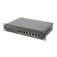 DIGITUS DN-80114 - Gigabit Ethernet Switch 8-port, 10...