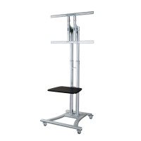 Neomounts by Newstar Mobiler Flachbild Ständer - 50 kg - 68,6 cm (27 Zoll) - 177,8 cm (70 Zoll) - 200 x 200 mm - 600 x 450 mm - 1100 - 1800 mm