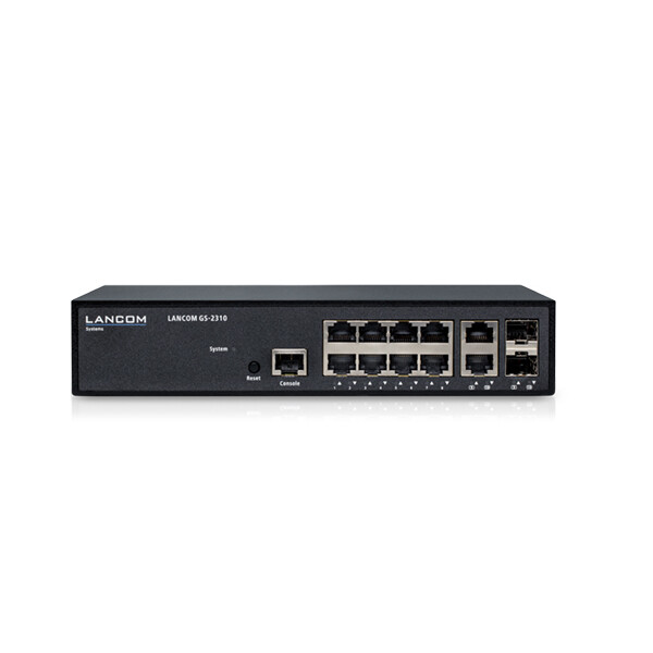Lancom GS-2310 - Managed - L2 - Gigabit Ethernet (10/100/1000) - Rack-Einbau - 1U