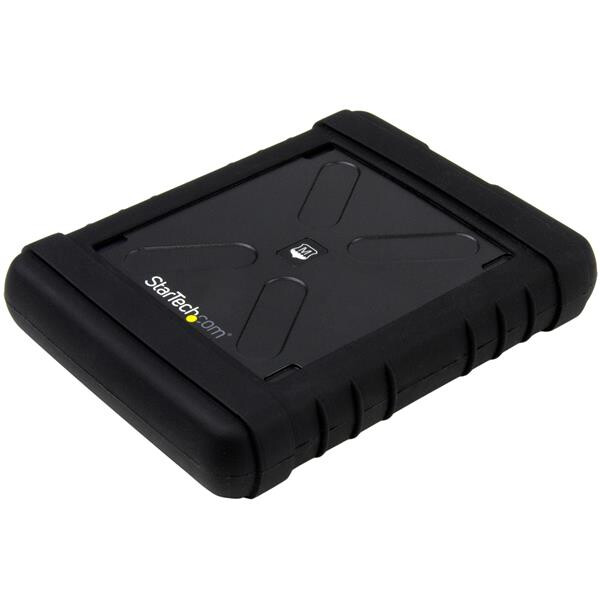 StarTech.com USB 3.0 auf 2,5" SATA 6Gbps / SSD Festplattengehäuse mit UASP - HDD / SSD-Gehäuse - 2.5 Zoll - SATA - 5 Gbit/s - Hot-Swap - Schwarz