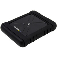 StarTech.com USB 3.0 auf 2,5&quot; SATA 6Gbps / SSD Festplattengeh&auml;use mit UASP - HDD / SSD-Geh&auml;use - 2.5 Zoll - SATA - 5 Gbit/s - Hot-Swap - Schwarz