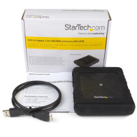 StarTech.com USB 3.0 auf 2,5&quot; SATA 6Gbps / SSD Festplattengeh&auml;use mit UASP - HDD / SSD-Geh&auml;use - 2.5 Zoll - SATA - 5 Gbit/s - Hot-Swap - Schwarz
