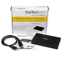 StarTech.com 2.5" SSD/HDD Enclosure with USB-C - Speichergehäuse - 2.5"