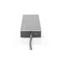 DIGITUS DA-70241-1 - USB 3.0 Hub, 7-port Inkl. 5V/3,5A Netzteil, Aluminium Gehäuse