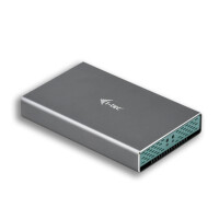 i-tec MySafe USB 3.0 / USB-C 3.1 Gen. 2 - externes Gehäuse - SSD-Gehäuse - M.2 - Serial ATA III - 10 Gbit/s - USB Konnektivität - Aluminium