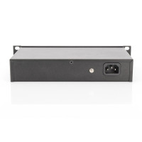 DIGITUS DN-95317 - Gigabit Ethernet PoE switch 8-port PoE, 10 inch, 80W PoE budget