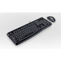 Logitech Desktop MK120 - Verkabelt - USB - QWERTZ -...