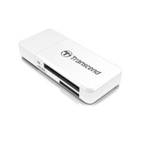 Transcend TS-RDF5W - MicroSDHC,MicroSDXC,SDHC,SDXC - Weiß - Microsoft Windows 7 Microsoft Windows 8 Microsoft Windows 10 Mac OS X 10.2.8 or later Linux Kernel... - CE/FCC/BSMI/KC/RCM/EAC - USB 3.2 Gen 1 (3.1 Gen 1) Type-A - 24 mm