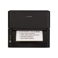 Citizen CL-E300 - Direkt Wärme - 203 x 203 DPI - 200 mm/sek - 10,4 cm - 8 lpm - Schwarz