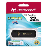 Transcend JetFlash elite 700 - 32 GB - USB Typ-A - 3.2 Gen 1 (3.1 Gen 1) - Kappe - 8,5 g - Schwarz