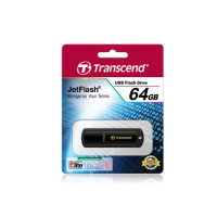 Transcend JetFlash 350 - 64 GB - USB Typ-A - 2.0 - Kappe - 8,5 g - Schwarz