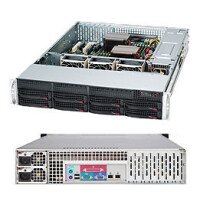 Supermicro SuperChassis 825TQC-R1K03LPB - Rack - Server - Schwarz - ATX,EATX - Festplatte - Netzwerk - Leistung - Stromausfall - System - 1000 W