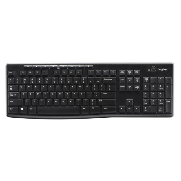 Logitech K270 - Standard - Kabellos - RF Wireless - QWERTZ - Schwarz