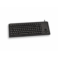 Cherry Slim Line Compact-Keyboard G84-4400 - Tastatur - 84 Tasten QWERTZ - Schwarz