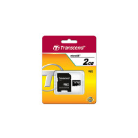 Transcend TS2GUSD - 2 GB - MicroSD - NAND - 20 MB/s - 13 MB/s - Schwarz