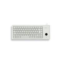 Cherry Slim Line Compact-Keyboard G84-4400 - Tastatur - Laser - 84 Tasten QWERTZ - Grau