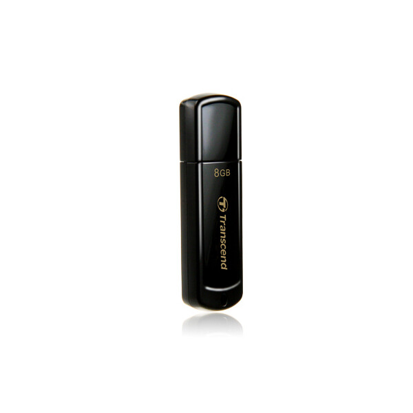 Transcend JetFlash elite JetFlash 350 - 8 GB - USB Typ-A - 2.0 - Kappe - 8,5 g - Schwarz