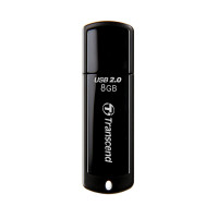Transcend JetFlash elite JetFlash 350 - 8 GB - USB Typ-A - 2.0 - Kappe - 8,5 g - Schwarz