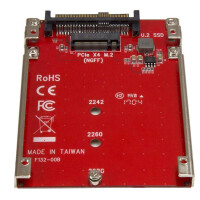 StarTech.com M.2 auf U.2 (SFF-8639) Host Adapter f&uuml;r...