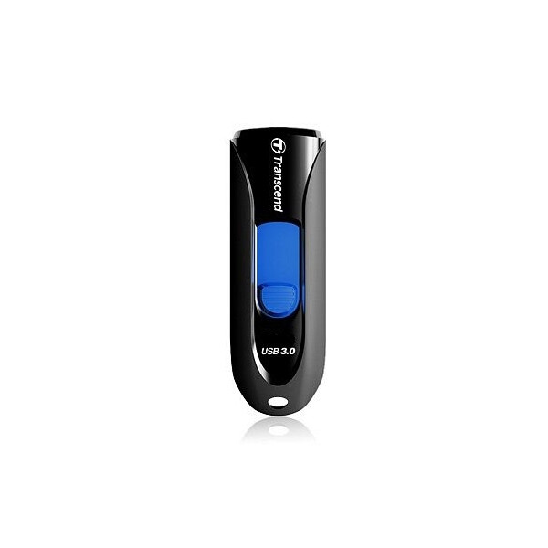 Transcend JetFlash 790 64GB - 64 GB - USB Typ-A - 3.2 Gen 1 (3.1 Gen 1) - Dia - 4,9 g - Schwarz - Blau