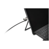 Kensington NanoSaver™-Laptopschloss - 1,8 m - Kensington - Schlüssel - Karbonstahl - Schwarz - Edelstahl