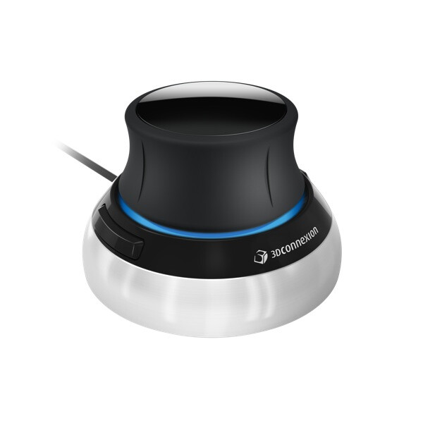 3Dconnexion 3DX-700059 - Maus - 3D-Maus - 2 Tasten - Silber, Schwarz