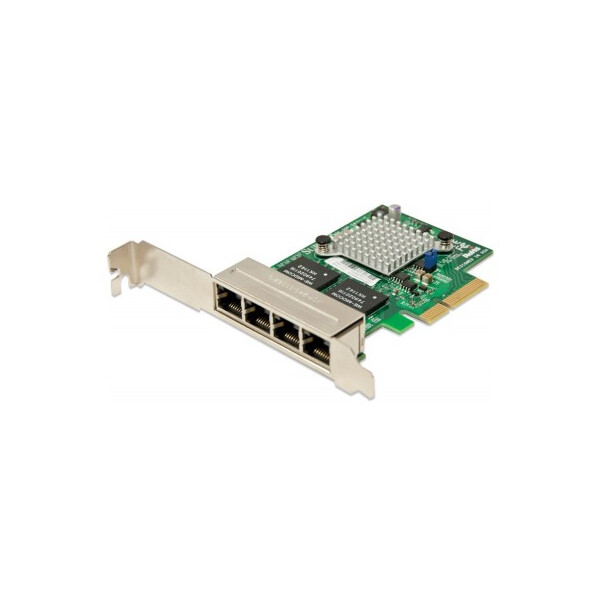 Supermicro AOC-SGP-I4 - Eingebaut - Verkabelt - PCI Express - Ethernet - 1000 Mbit/s - Silber