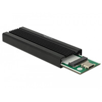 Delock 42600 - M.2 - USB 3.2 Gen 1 (3.1 Gen 1) - Schwarz - Aktivität - Leistung - JMicron JMS583 - 10 Gbit/s