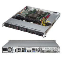 Supermicro CSE-113MFAC2-605CB - Rack - Server - Schwarz - ATX - 1U - HDD - LAN - Leistung