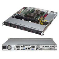 Supermicro CSE-113MFAC2-605CB - Rack - Server - Schwarz - ATX - 1U - HDD - LAN - Leistung